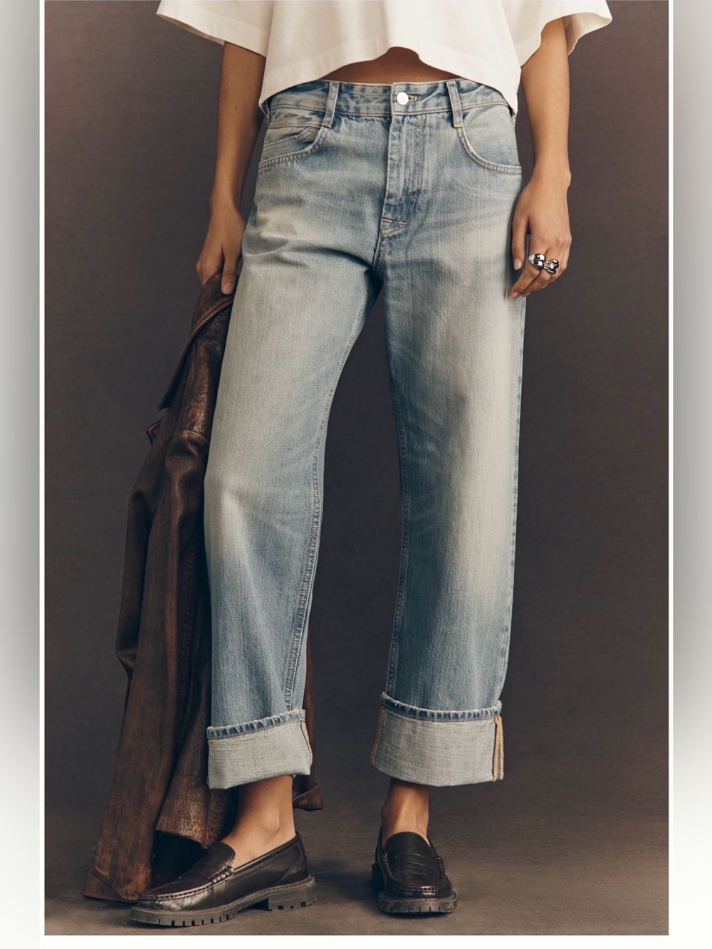 Pilcro Anthropologie Celeste Mid-Rise relaxed Boyfriend Jeans 31P - Picture 2 of 6